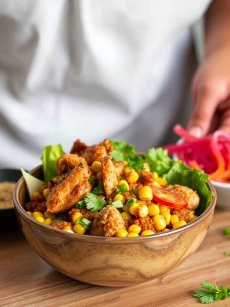 STREET CORN CHICKEN BOWL – Ready in 30 Minutes