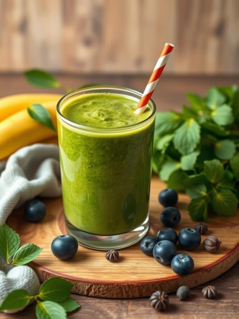 Healthy Green Smoothie For Family Mornings