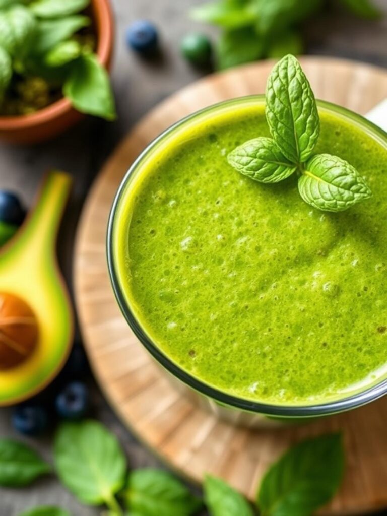 Healthy Green Smoothie For Family Mornings