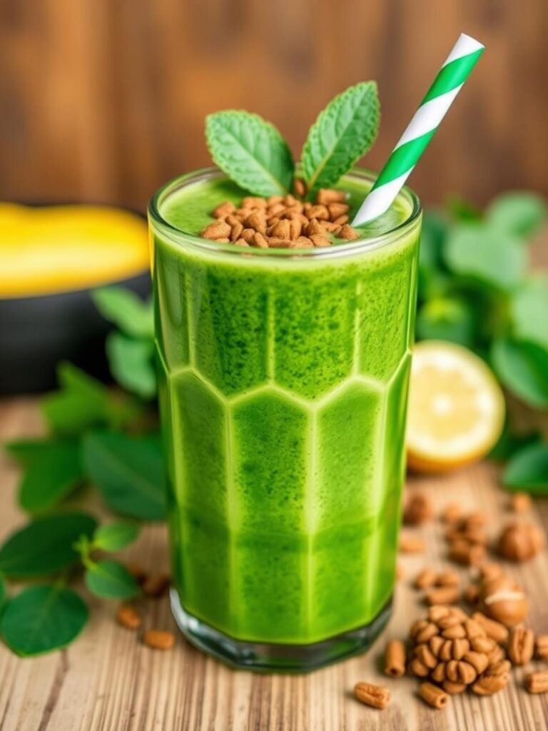 Healthy Green Smoothie For Family Mornings