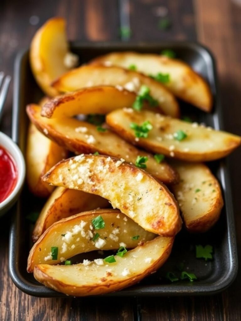 Parmesan Potato Wedges Fast – Simple & Delicious