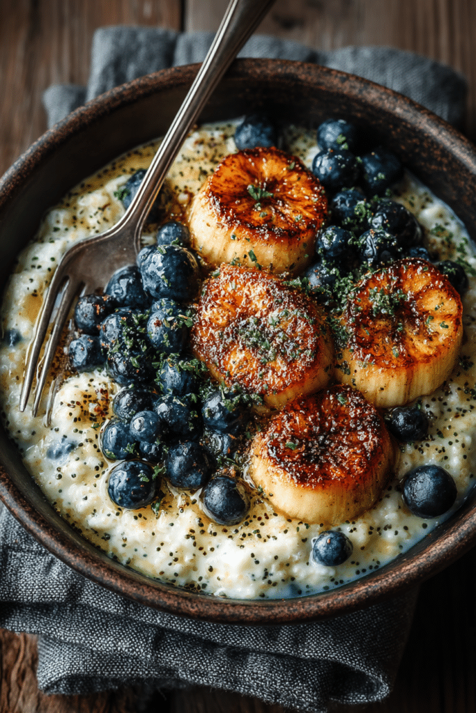 Low FODMAP overnight oats creamy texture macro detail