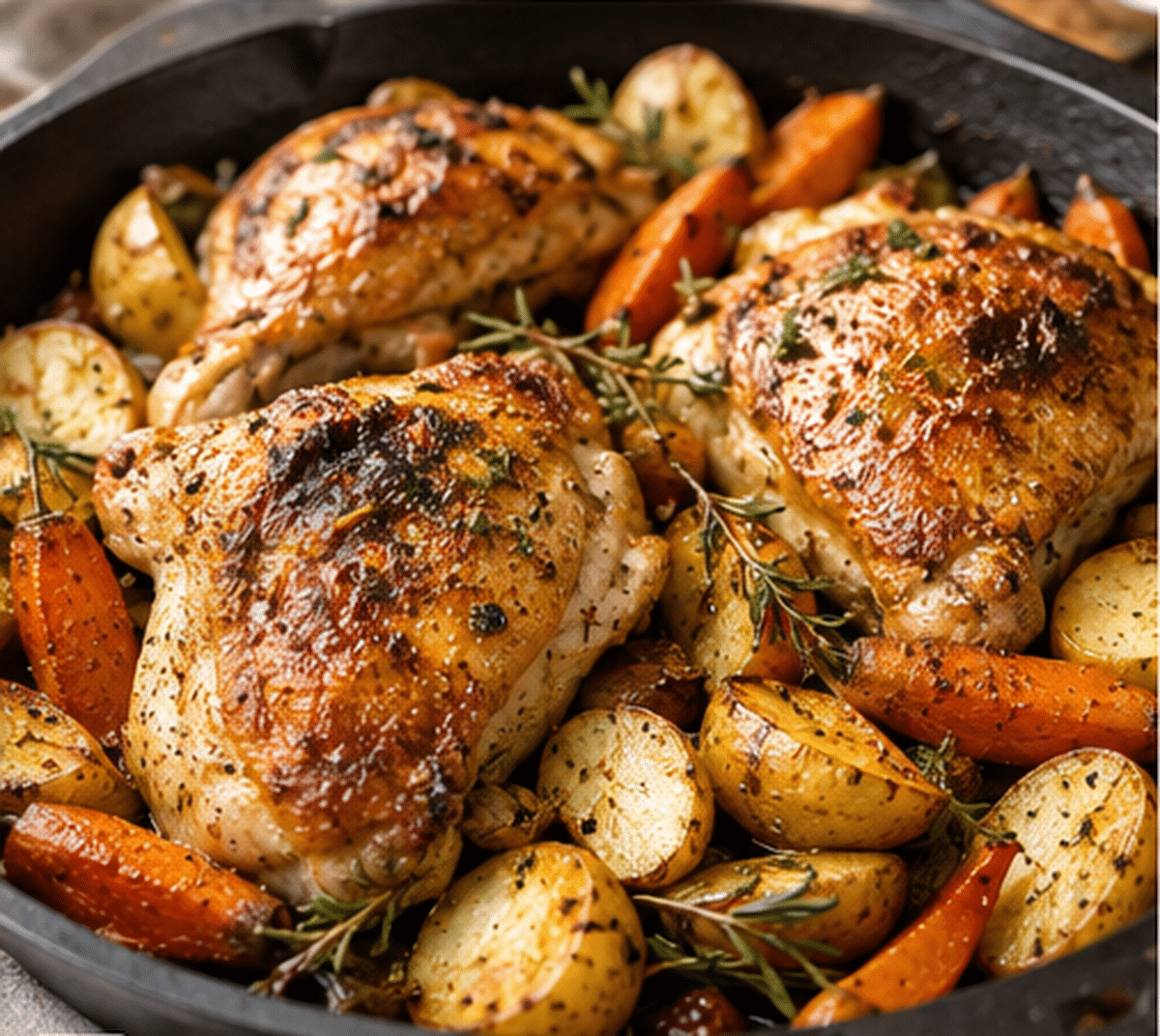 04 herb roasted chicken with potatoes