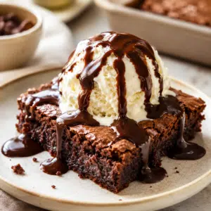 13 easy dessert recipes brownie ice cream