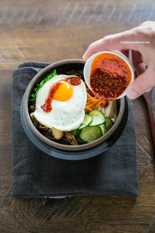 Bibimbap - Korean Mixed Rice with Meat and Assorted Vegetables 12 bibimbap korean mixed rice with meat and assorted vegetables 10
