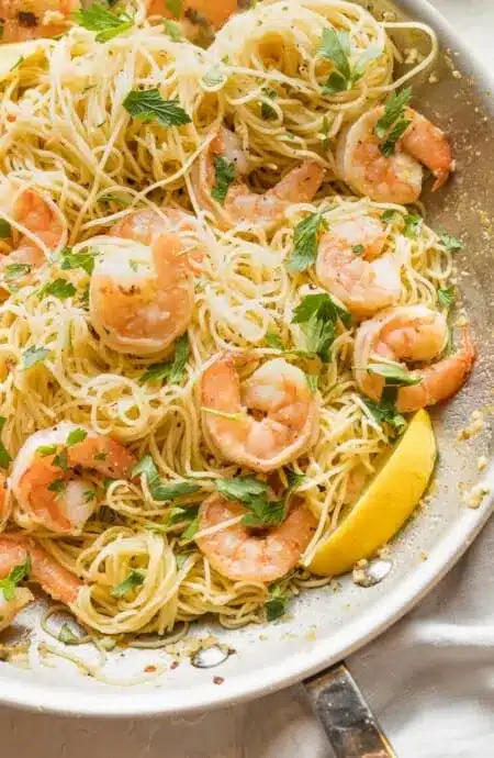 easy shrimp scampi pasta 9 2
