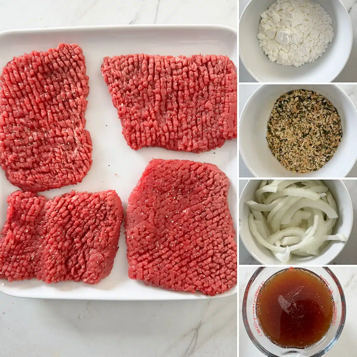 slow cooker cube steak and gravy 2